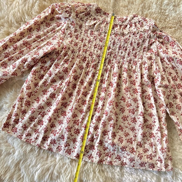 ✨💋SOLD💋🎶🦚🌹DÔEN ‘Hickory’ Organic Peter Pan Collar Songbird Toile XXL✨ - Picture 11 of 17